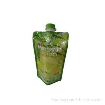 KPET / NY / PE Doypack Beverage Packaging Top Spout With La